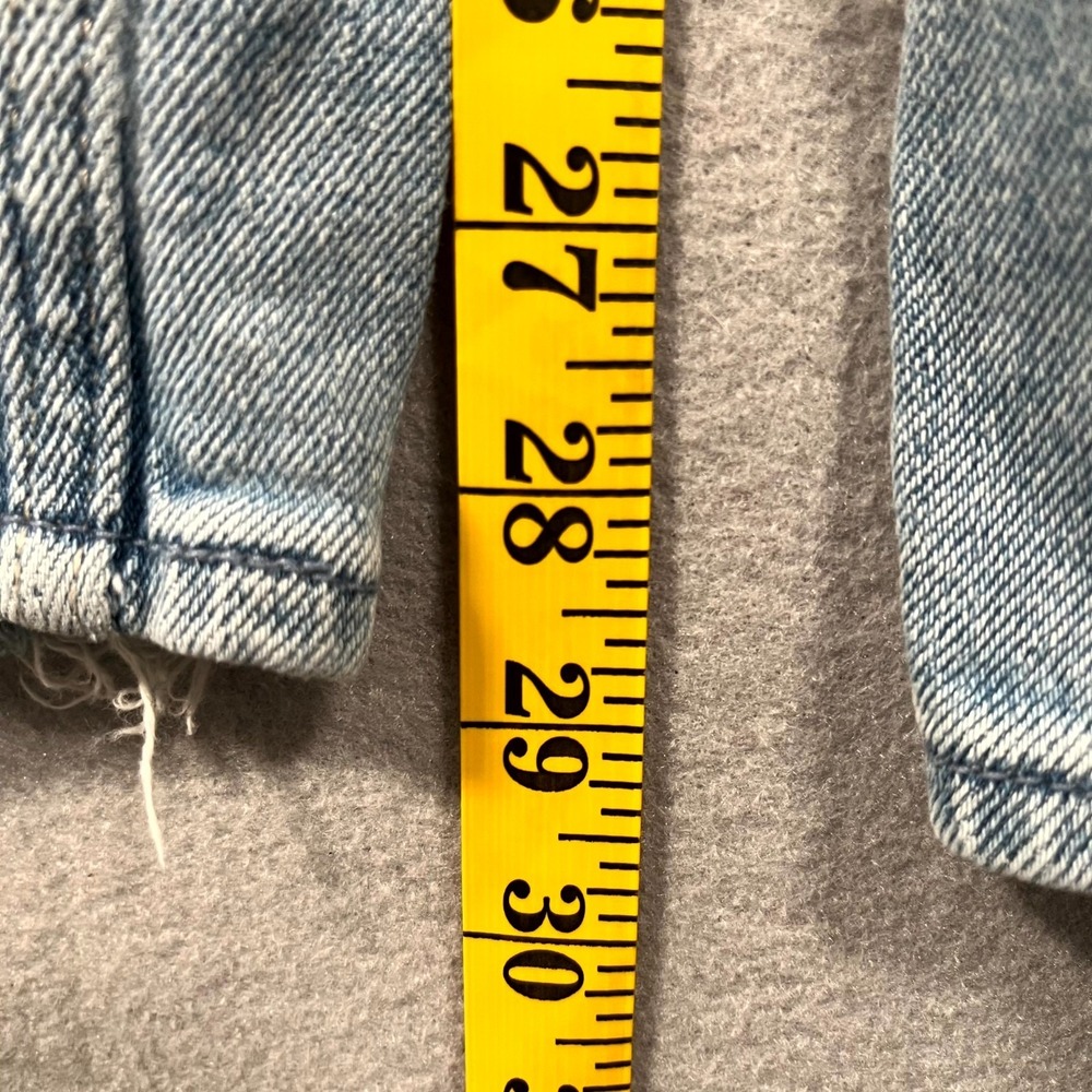 Hollister Dad Jeans Womens 000R Blue Denim Ultra High Rise Light Wash Straight - Picture 3 of 9